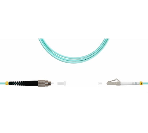 Изображение товара Оптический патч-корд TopLAN, симплексный, MM 50/125, 5 м, PC-TOP-OM3-FC/P-LC/P-5.0