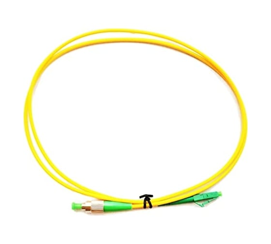 Изображение товара Оптический патч-корд TopLAN, симплексный, FC/APC-LC/APC, SM 9/125, 1 м, PC-TOP-652-FC/A-LC/A-1.0