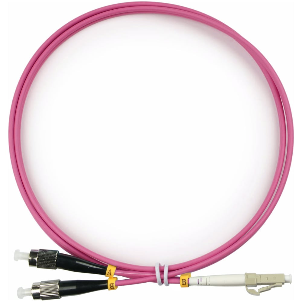 Изображение товара Оптический дуплексный патч-корд OM4 7м FC-LC MGENTA TOPLAN