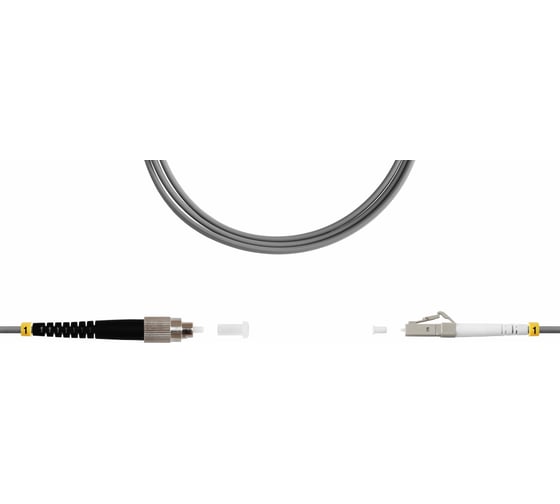 Изображение товара Оптический патч-корд TopLAN, симплексный, MM 62,5/125 , 1,5 м, PC-TOP-OM1-FC/P-LC/P-1.5