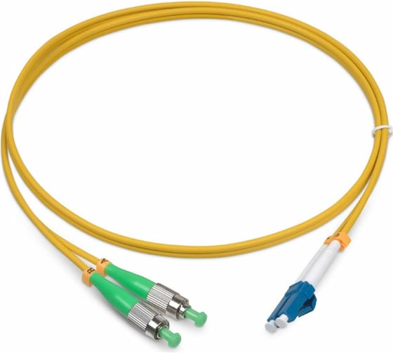 Изображение товара Оптический патч-корд TopLAN, дуплексный, FC/APC-LC/UPC, SM 9/125, 15 м, DPC-TOP-652-FC/A-LC/U-15