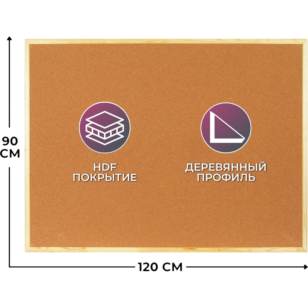 Изображение товара Доска Софтборд Выбор есть 90х120 деревян. рама 902140 Изображение товара Доска Софтборд Выбор есть 90х120 деревян. рама 902140