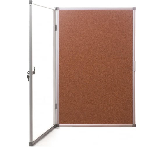 Изображение товара Пробковая доска-витрина Attache Витрина алюминиевая рама 391107