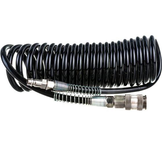 Изображение товара Шланг спиральный полиуретановый с брс (5 м; 6.5x10 мм) WIEDERKRAFT WDK-65757