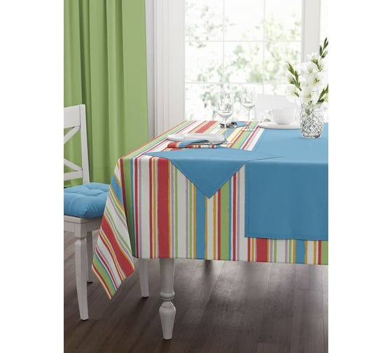 Изображение товара Скатерть Guten Morgen рогожка, Ансамбль, набор 140x180 см СР-Анс-140-180