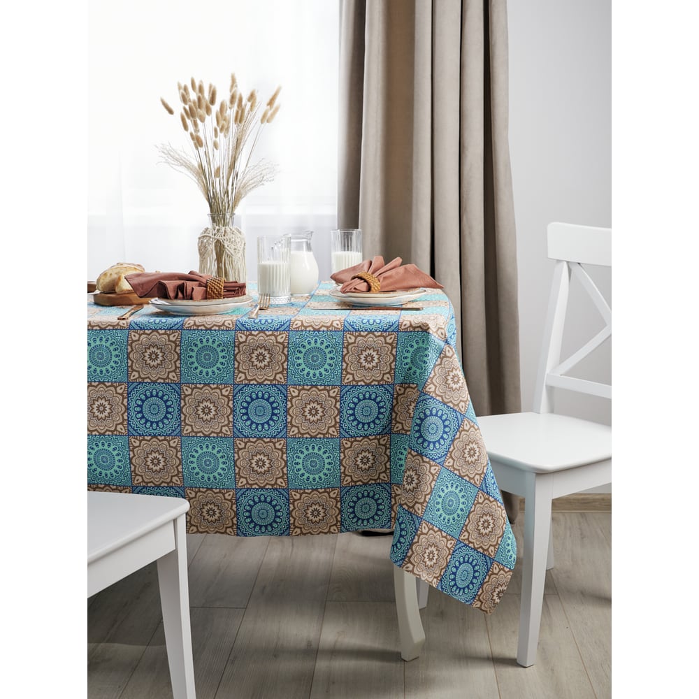 Изображение товара Скатерть Guten Morgen рогожка 140x150 см классическая водоотталкивающая