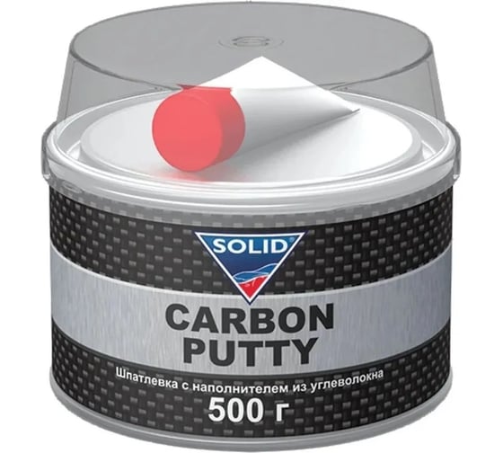 Изображение товара Наполнительная шпатлевка SOLID PROFESSIONAL LINE CARBON PUTTY (500 гр), с карбоновой нитью 516.0500