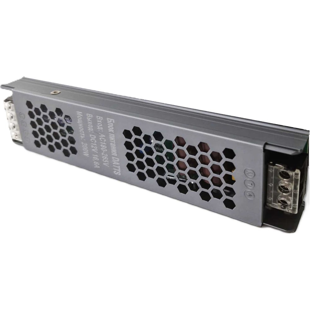Изображение товара Блок питания Datts 240W 24V 12,5А для светодиодных систем, IP 20, компактный