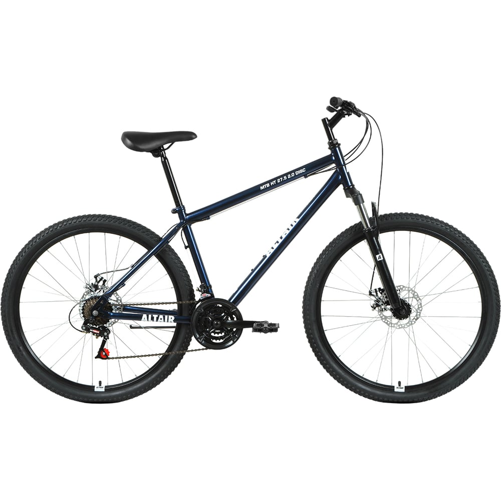 фото Велосипед altair mtb ht 27.5, 2.0 disc, темно-синий/белый rbkt1mn7q012