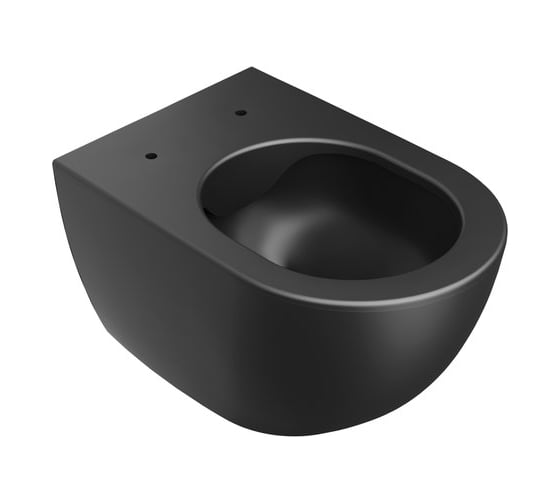 Изображение товара Подвесной унитаз RAVAK Uni Chrome RimOFF (безободковый) черный X01794