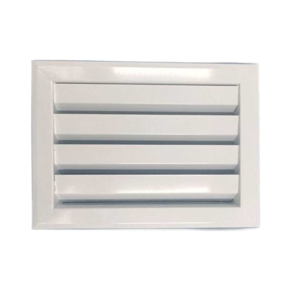 Изображение товара Металлическая жалюзийная решетка ВИЕНТО 800x600 мм с фланцем наружная