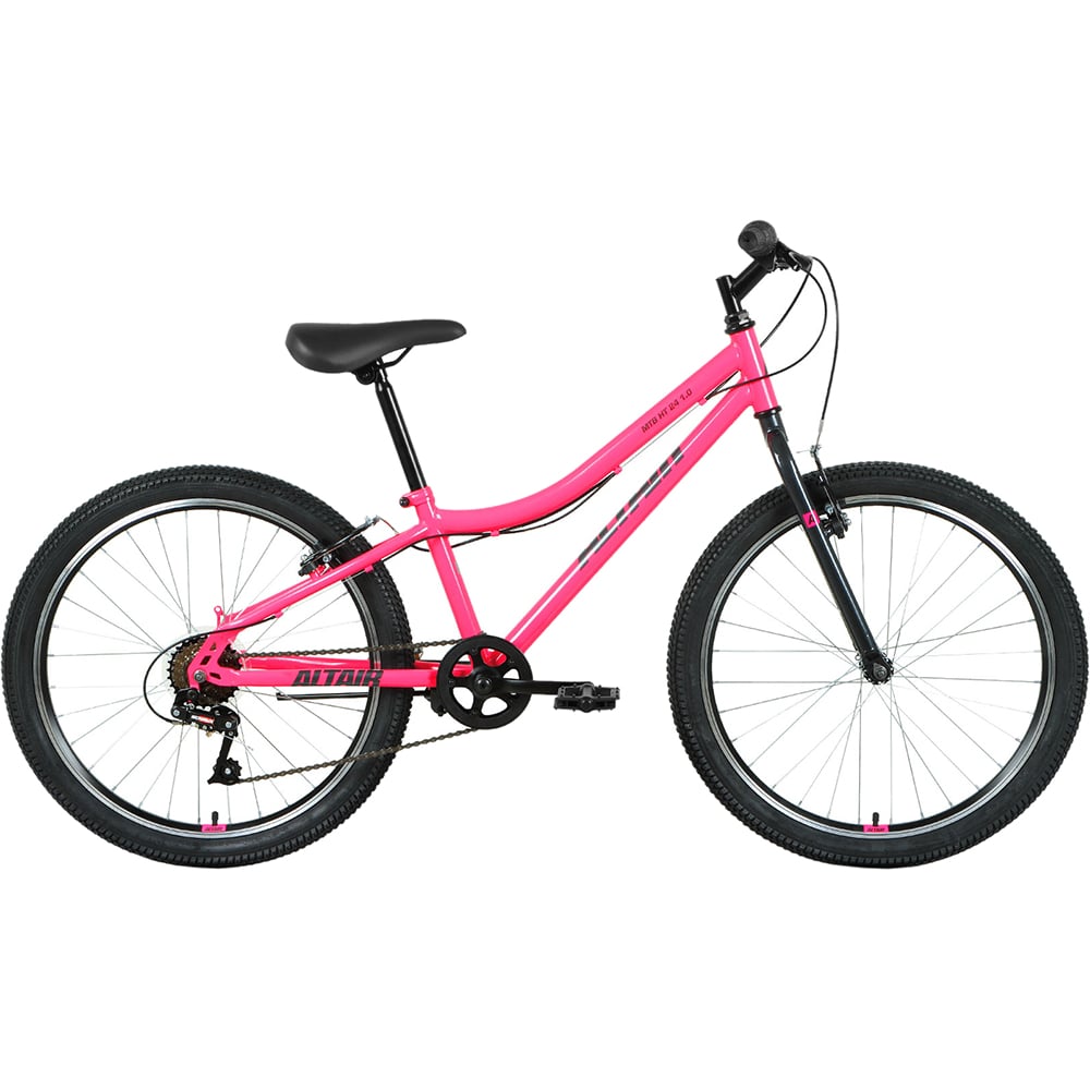 фото Велосипед altair mtb ht 24, 1.0 disc, розовый/серый rbkt11n46005