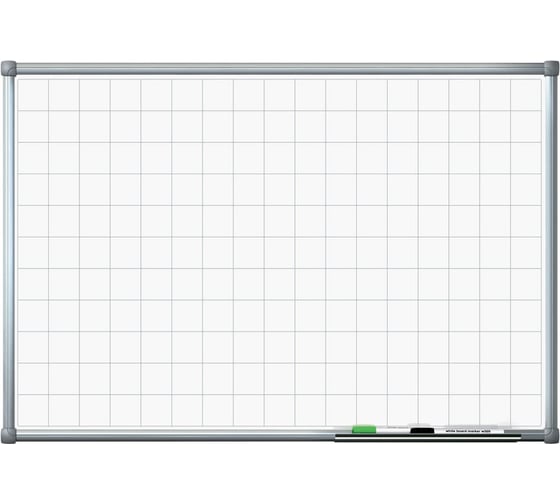 Изображение товара Магнитно-маркерная доска с линовкой Attache КЛЕТКА лак, алюминий 391110
