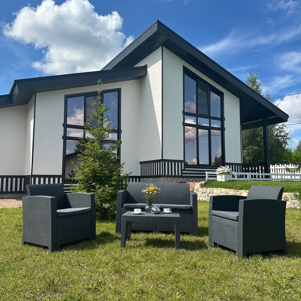 Изображение товара Комплект Royal Family LANA для дачи и сада с двухместным диваном столом и креслами