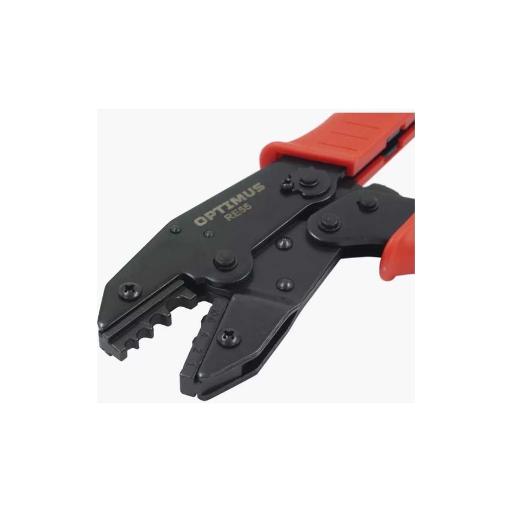 Изображение товара Профессиональный кримпер для обжима изолированных и неизолированных гильз Optimus-RE55