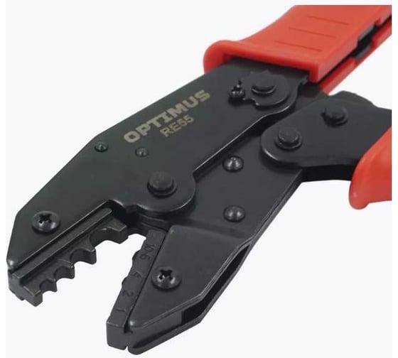 Изображение товара Кримпер профессиональный для обжима изолированных и неизолированных гильз Optimus -RE55 , (1.5-10.0 мм) OPTIMUS-RE55