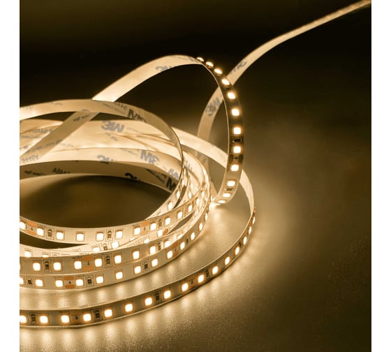 Изображение товара Светодиодная лента Geniled 2м 12V 12Вт/м 3000k теплая подсветка 120 led/m IP33 8мм 03580