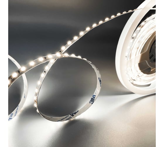 Изображение товара Светодиодная лента Geniled 2м 12В 12Вт/м 4000К нейтральная дневная подсветка влагостойкая уличная 120 led/m IP65 8мм 03584