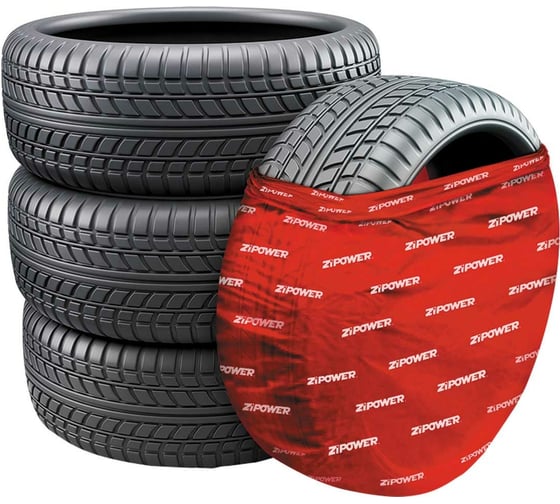 Изображение товара Пакеты для колес ZIPOWER 100х100 см, 16 мкм, 4 шт. PM4057