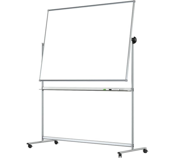 Изображение товара Вращающаяся магнитно-маркерная доска Attache на роликах, лак 142345