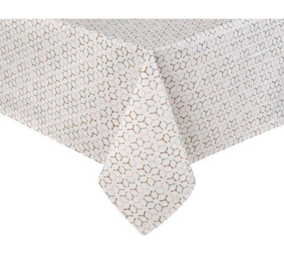 Изображение товара Скатерть Guten Morgen рогожка, Blossom косточки, наб., 140x150 см Ср-БК-140-150