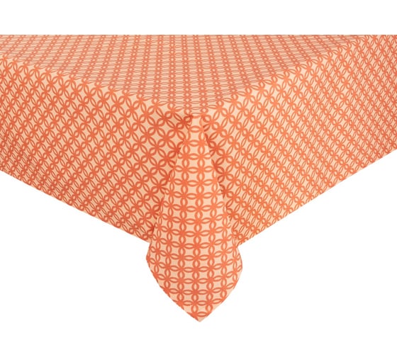 Изображение товара Скатерть Guten Morgen рогожка, Blossom персиковый, наб., 140x150 см СР-Bloss-140-150