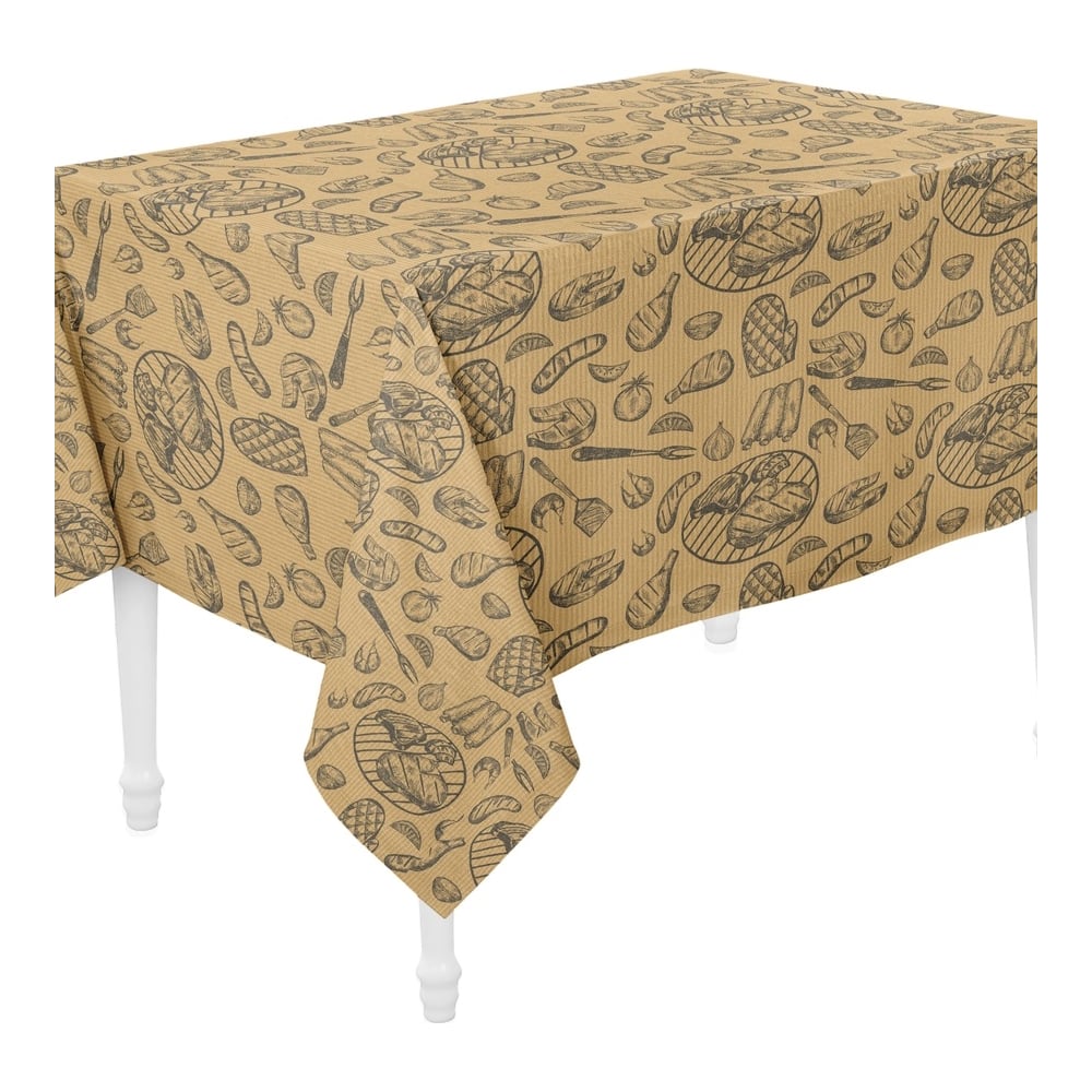 Изображение товара Скатерть Guten Morgen рогожка 140x150 см Good food классическая для повседневной кухни