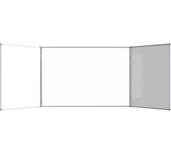 Изображение товара Двустворчатая магнитно-маркерная доска Attache лак 219374