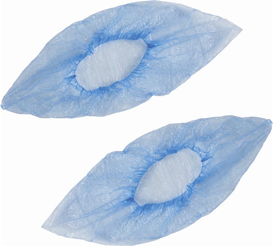 Изображение товара Бахилы ЛЮБАША, 50 пар, размер 39х13 см, 20 мкм, 2 г, ПНД, 104978