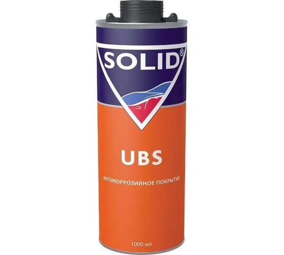 Изображение товара Антикоррозионное средство под пистолет SOLID UBS (1000 мл), цвет: черный 342.1004