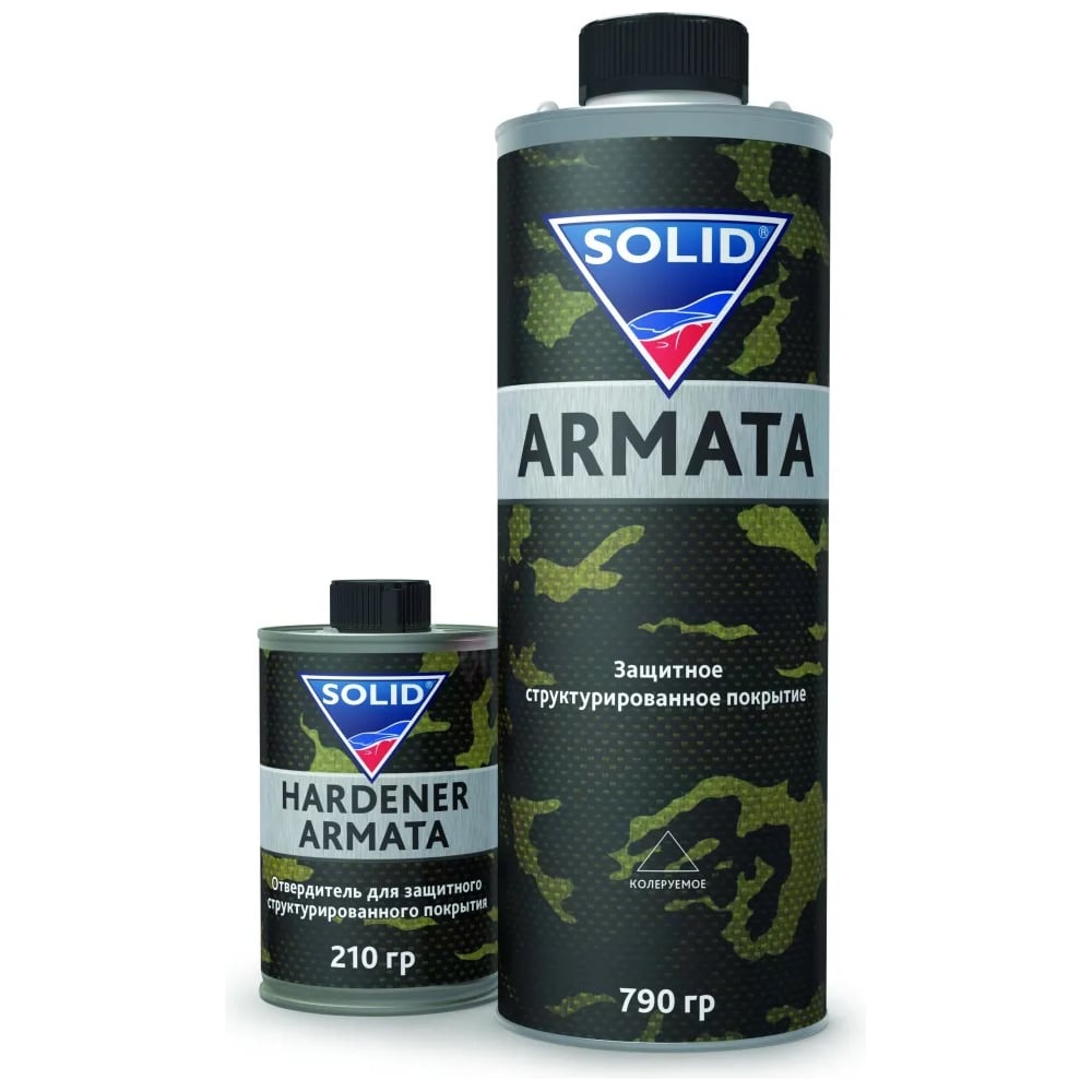 Изображение товара Защитное структурированное покрытие SOLID PROFESSIONAL ARMATA 790 гр. колеруемое с отвердителем