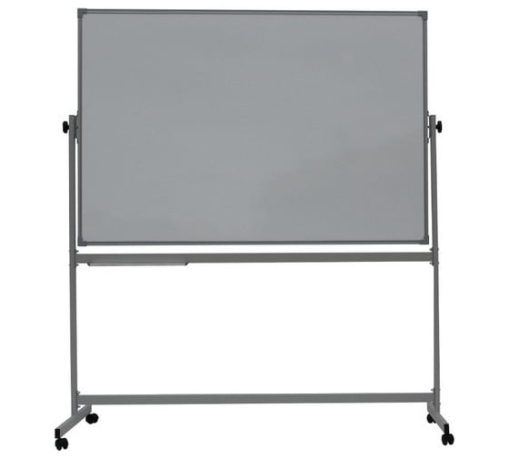 Изображение товара Одноэлементная поворотная магнитно-комбинированная меловая доска Attache черный/белый 827605