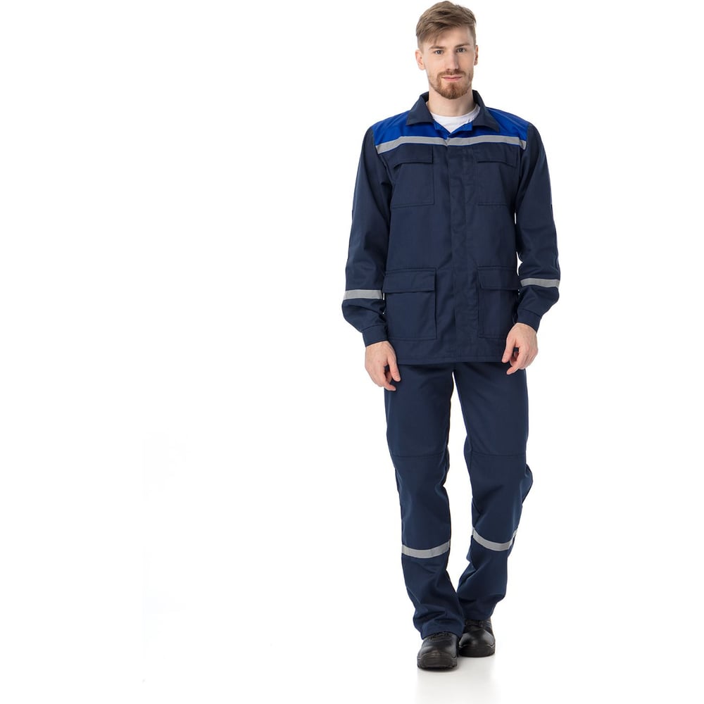 Изображение товара Костюм ИВАРУС Фаворит-3 мужской куртка + полукомбинезон, смесовая ткань, рост 182-188, цвет синий