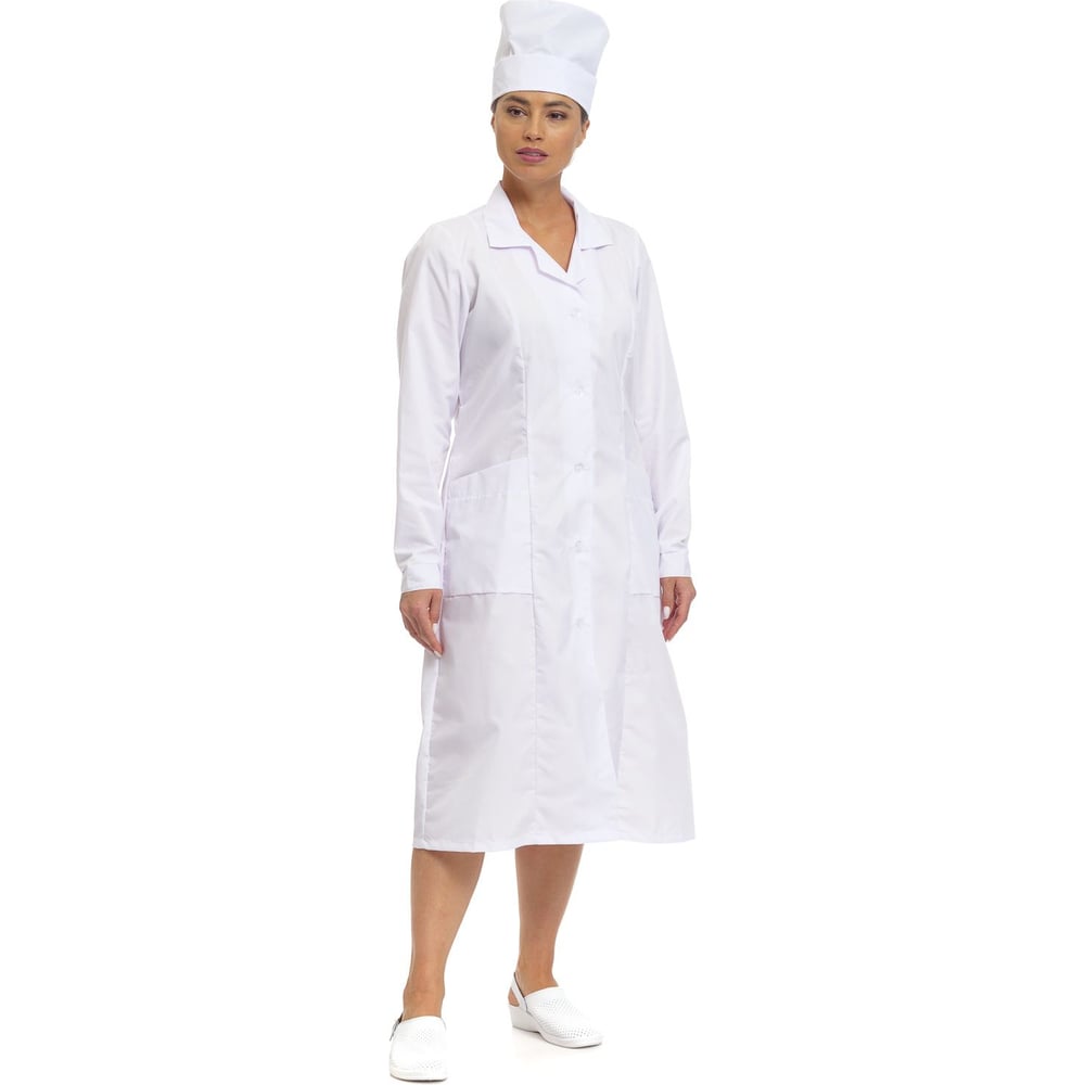 Изображение товара Женский халат ИВАРУС БИО из ткани ТИСИ рост 158-164 белый 64-66