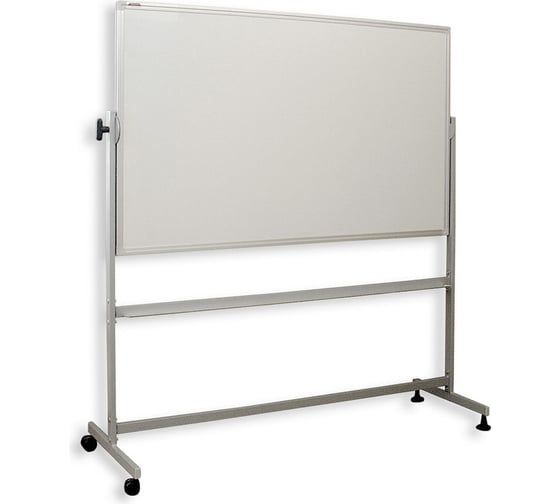 Изображение товара Вращающаяся мобильная магнитная меловая/маркерная доска Attache зеленая/белая 71691