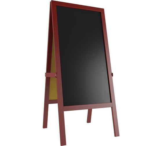Изображение товара Штендер Attache темное дерево, магнитно-меловая чёрная поверхность 502927