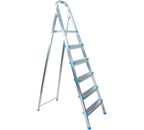 Изображение товара Стальная стремянка Zalger 6 ступеней 711-6
