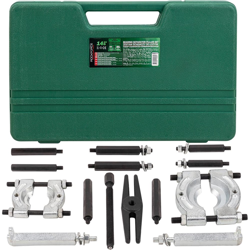 Изображение товара Съемники сегментного типа Rockforce RF-66611 универсальные для подшипников