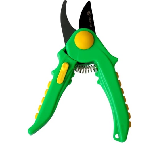 Изображение товара Секатор садовый ПОЛЕСАД СС02301, длина 190 мм, диаметр реза до 10 мм (6/48) 015495