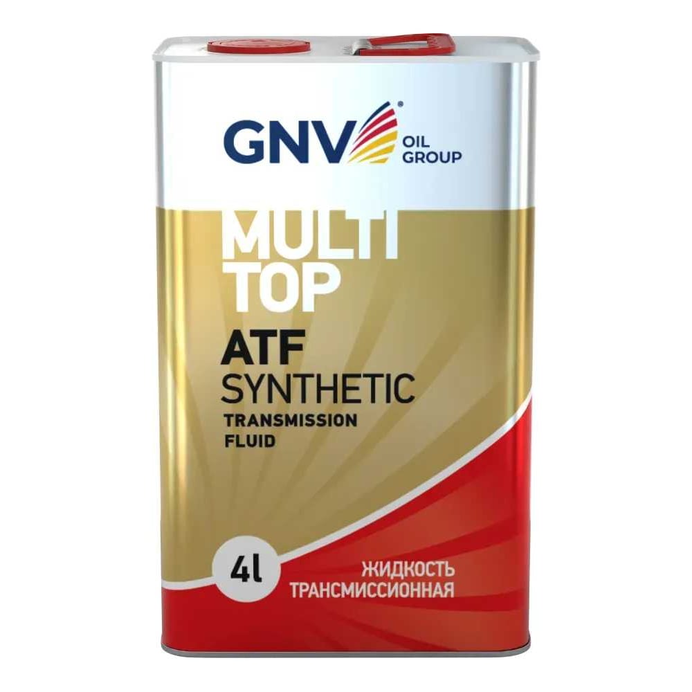Изображение товара Жидкость трансмиссионная GNV MultiTop ATF Synthetic Dexron IIIH для АКПП, 4 л GMT101213001755SYN0004 Изображение товара Жидкость трансмиссионная GNV MultiTop ATF Synthetic Dexron IIIH для АКПП, 4 л GMT101213001755SYN0004