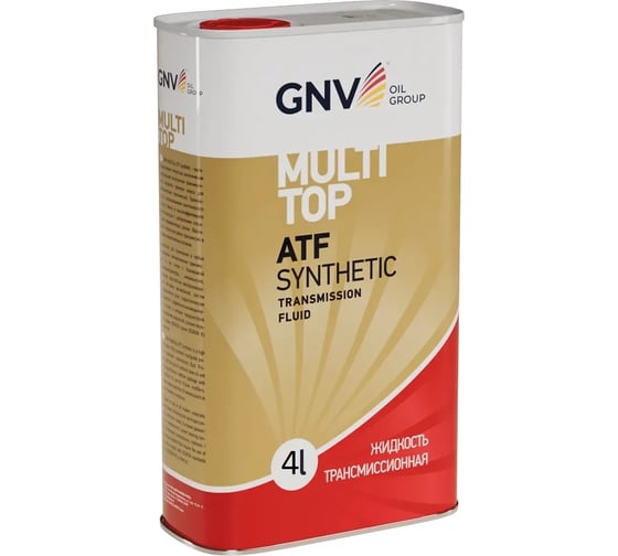 Изображение товара Масло GNV MultiTop ATF Synthetic (мет.канистра 4 л.) Multi ATF GMT101213001755SYN0004