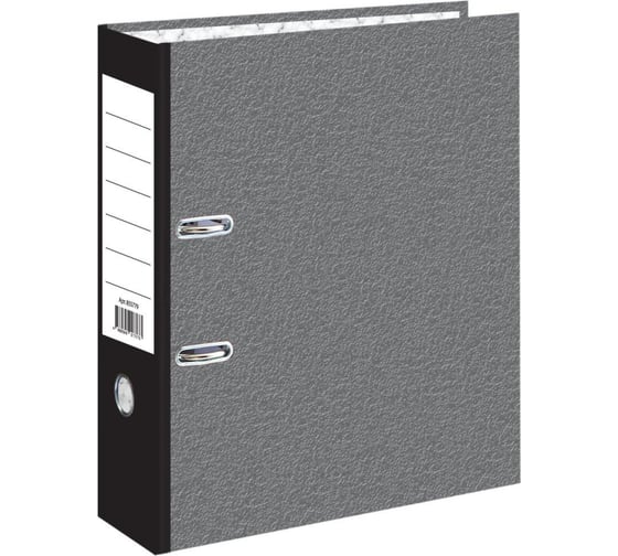 Изображение товара Папка-регистратор Attache с металлическими углами, мрамор ч/б, 10шт 75 мм 855779