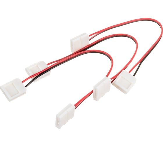 Изображение товара Коннектор IEK MONO, 10мм, 3шт, разъем-15см-разъем LSCON10-MONO-212-03