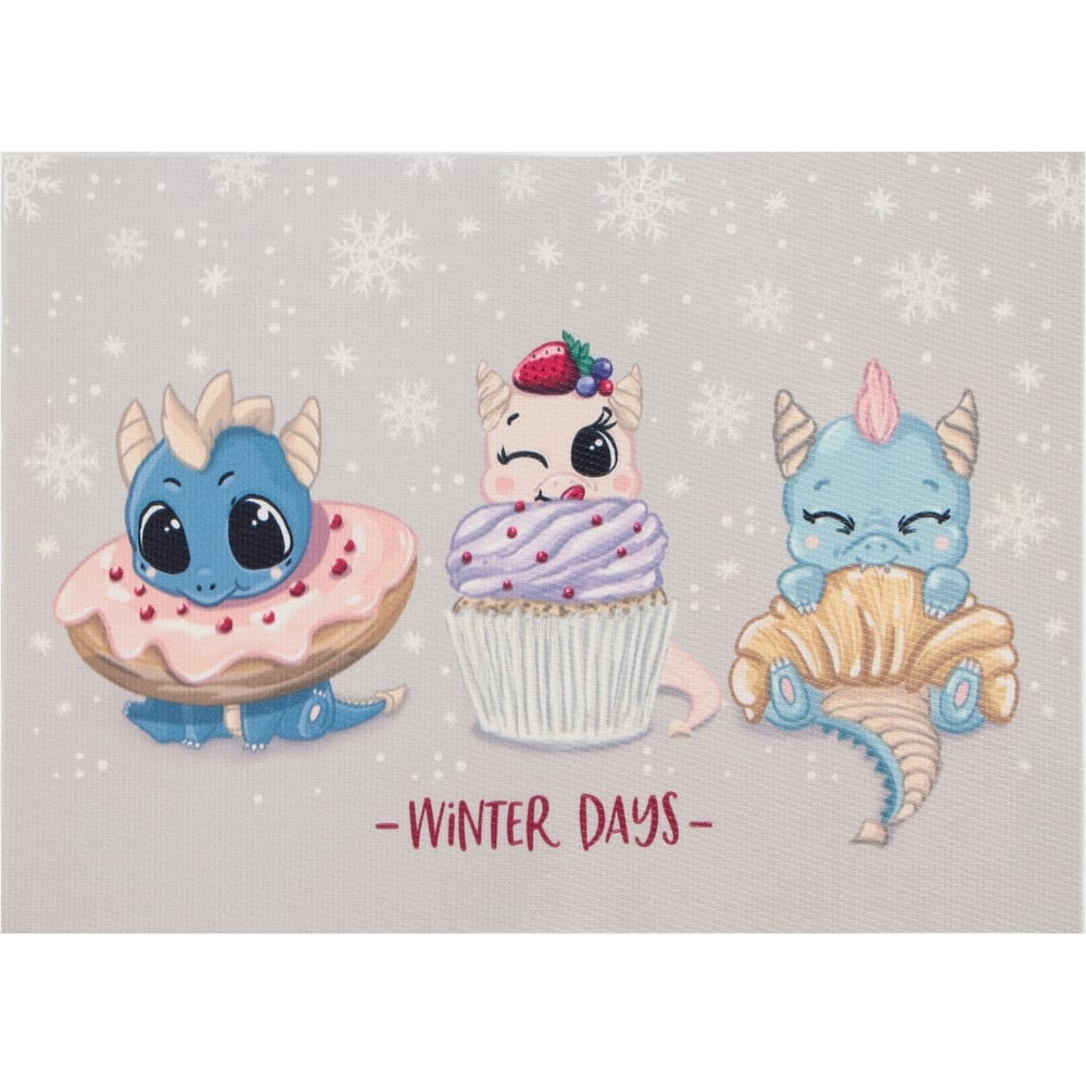 Изображение товара Салфетка на стол Доляна Winter days 40x29 см разноцветная