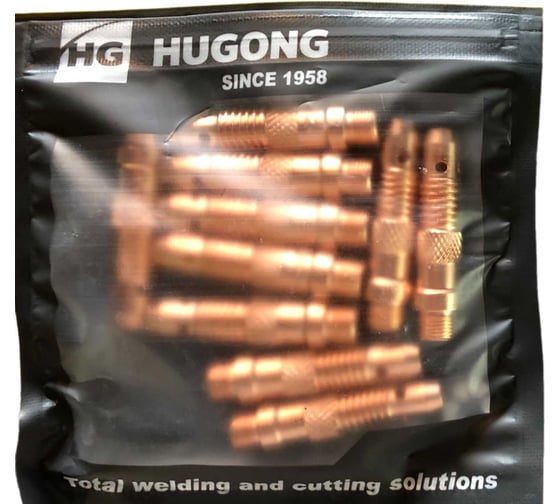 Изображение товара Держатель цанги для горелок TIG WP 2.4 мм, 10 шт Hugong 032220