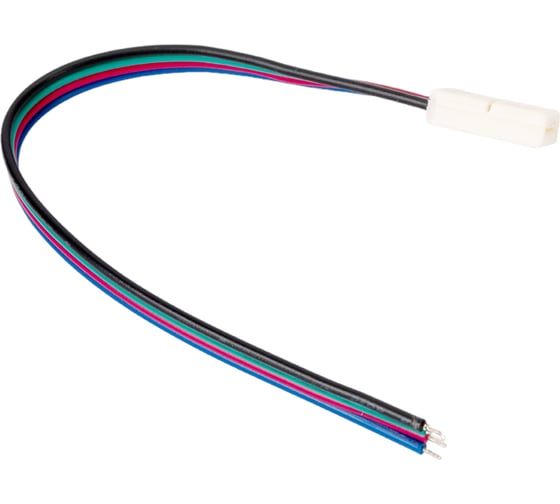 Изображение товара Коннектор IEK RGB, 10мм, 3шт, 15см-разъем LSCON10-RGB-213-03