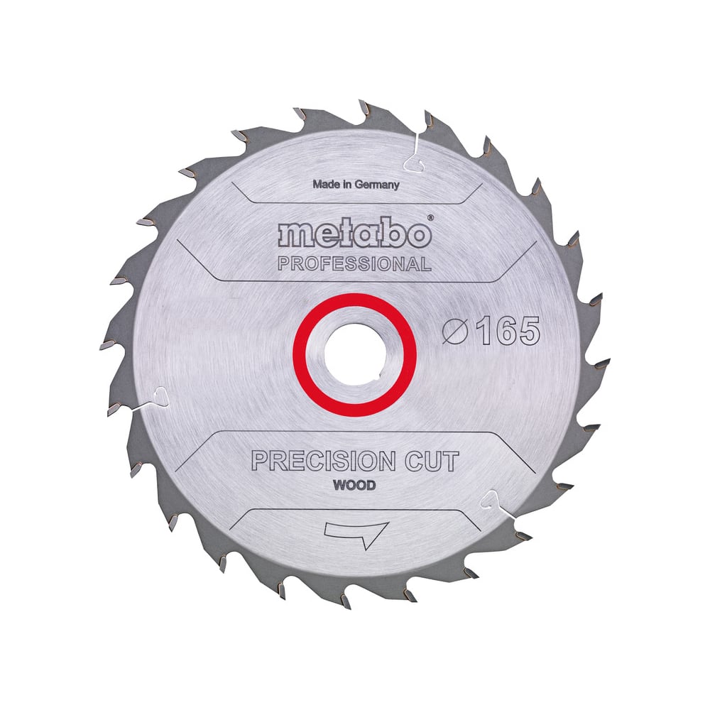 фото Диск пильный precision cut professional (165x20 мм; 42z) metabo 628291000