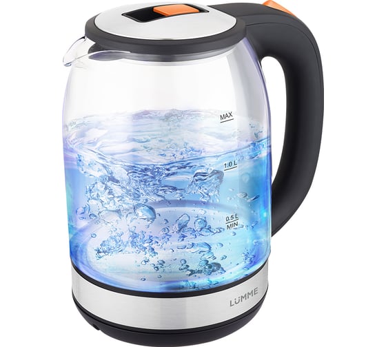 Изображение товара Чайник стеклянный LUMME LU-4104 темный янтарь 39389