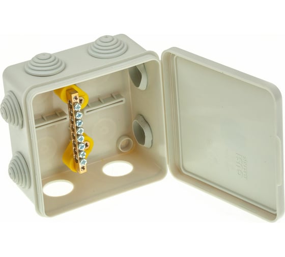 Изображение товара Коробка уравнивания потенциалов GUSI ELECTRIC 100х100х55, IP54, ОП С3В108 КУП Евро