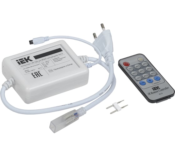 Изображение товара Контроллер с ПДУ IEK ИК MONO, 1 канал, 220В, 3А, 360вт LSC1-MONO-360 -IR-20-220-B